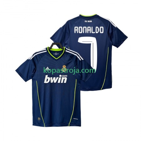 Billiga Fotbollströjor Real Madrid Cristiano Ronaldo 7 2010 2011 Retro Borta tröja Kortärmad